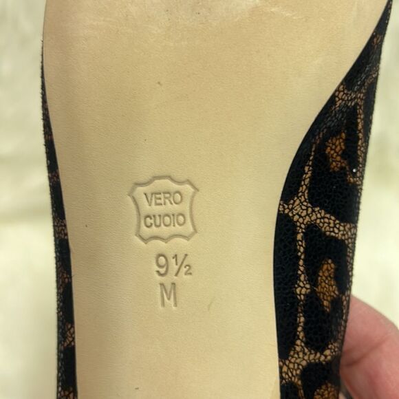 Van Eli Frankie Black Soft Nappa Leather Flats Size 9.5 Bin 12 - Picture 12 of 12